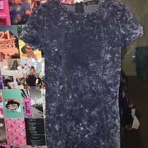 Fitted jean dress